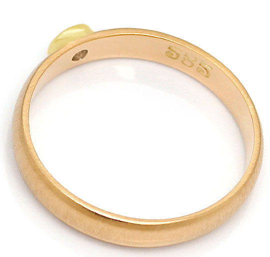 Foto 3 - Brillant-Ring 0,13ct River Lupenrein Brillant 14K Gold, S3210