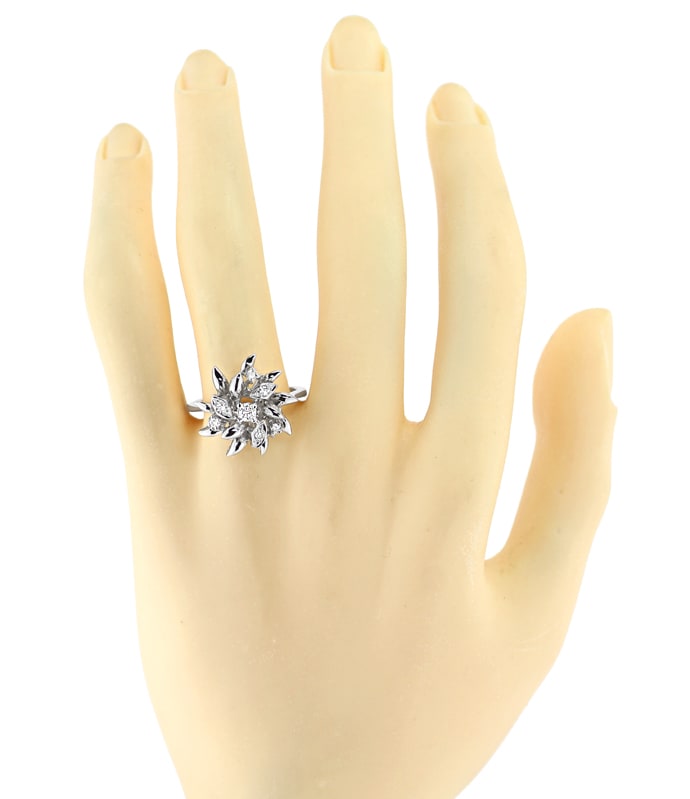 Foto 4 - Eleganter Weißgold Damenring 0,22ct Diamanten, S5176