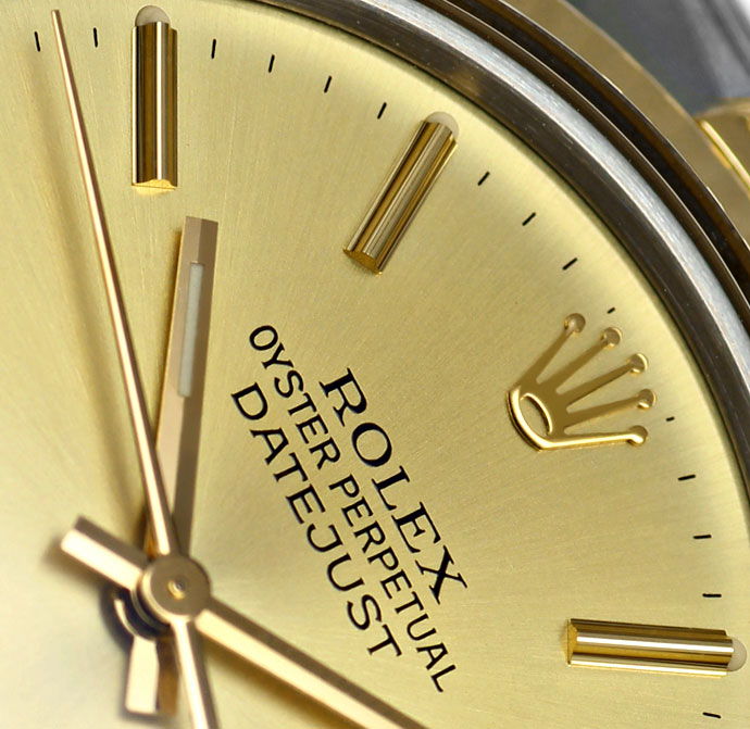 Foto 3 - Rolex Datejust Herren Uhr in Stahl-Gold, Spitzenzustand, U1460